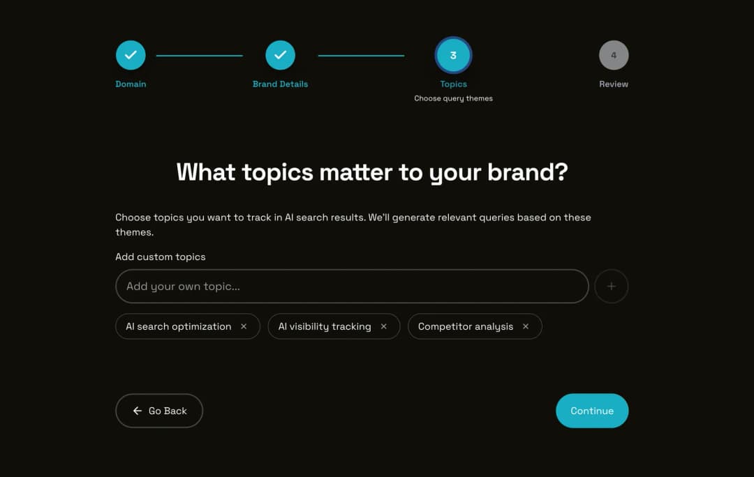 Choose Your Topics